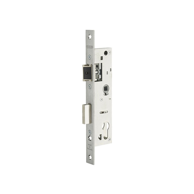 foto del prodotto serratura a cilindro profilato l45 a30 ea70 thirard reversibile in acciaio inox senza frontale senza rotella 00015730