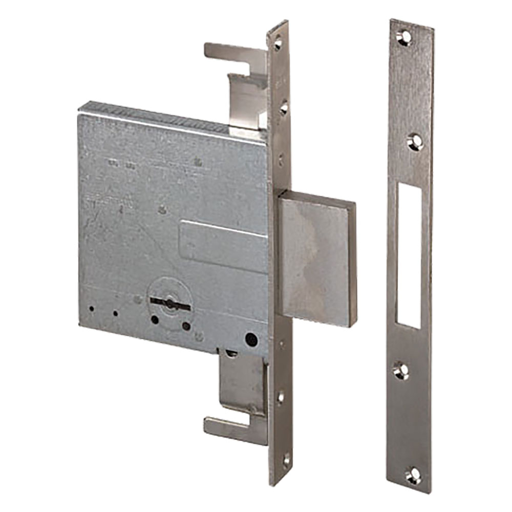 foto del prodotto serratura a doppia mappa da infilare per legno art e 70