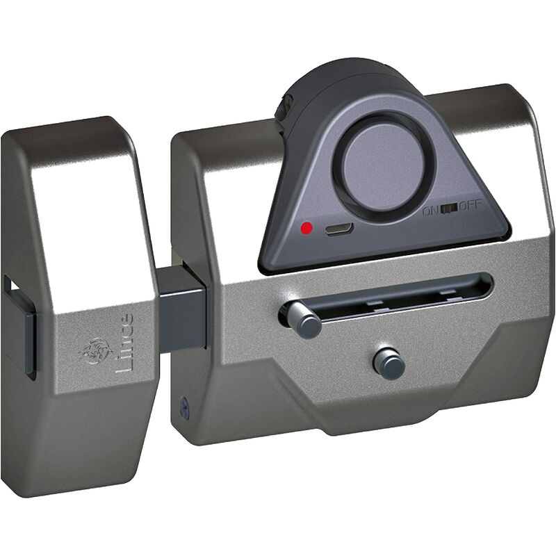 foto del prodotto serratura alta sicurezza 7930 rsa allarme da 100 db cromato, 0 lince