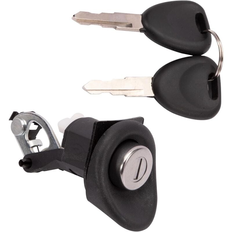foto del prodotto serratura baule auto con pulsante per twingo 1 logan sandero con chiave duplicata 7701367940 bebusingoto