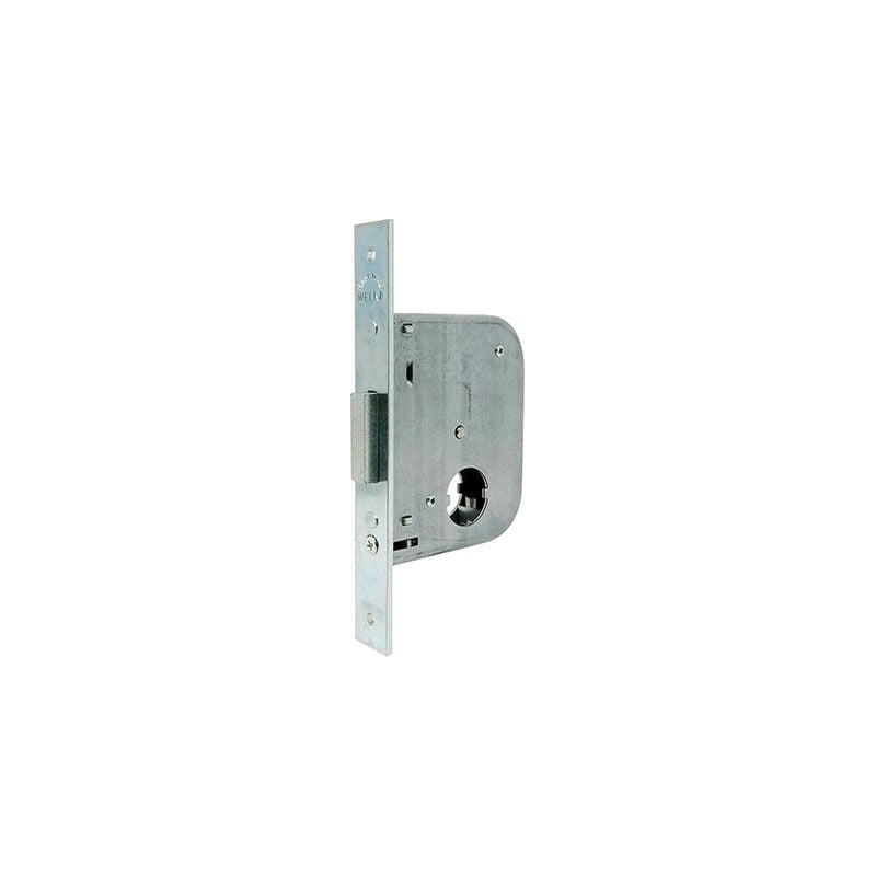 foto del prodotto serratura cancello infilare 071450 welka b.q zinc f.mm 22 f.tondo m2 e.mm 45 c.mm 28