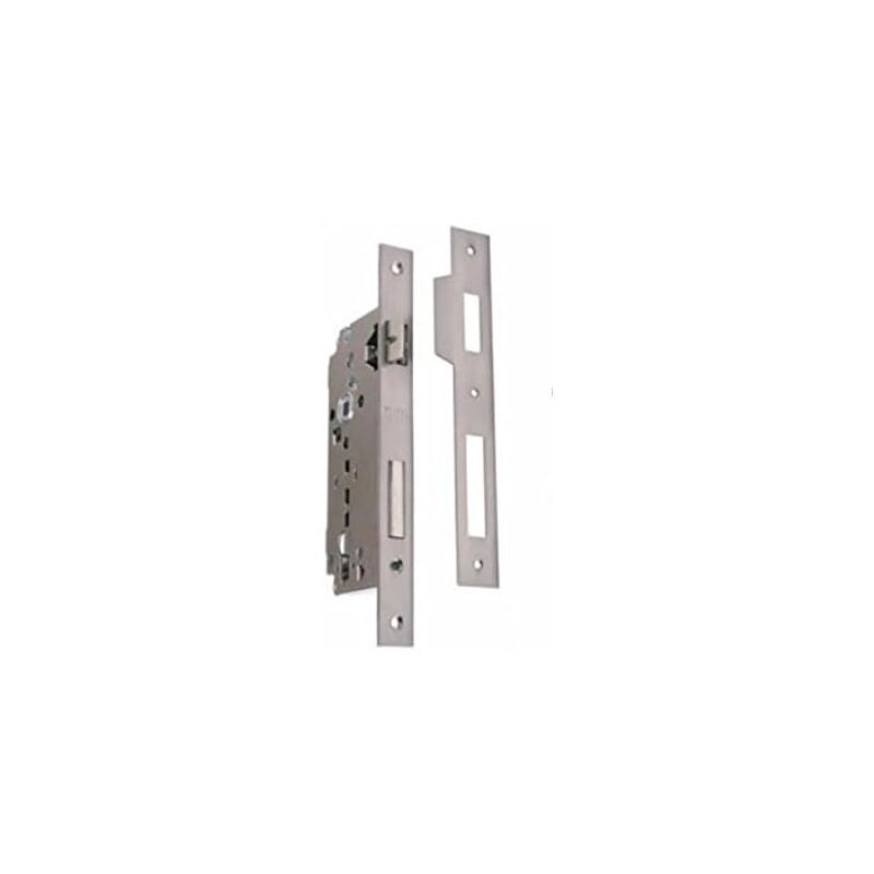 foto del prodotto serratura cilindro yale e50 frontale quadro cromo satinato d.85