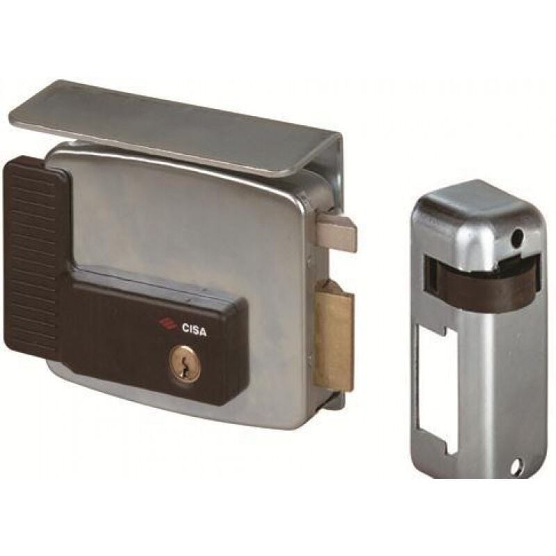 foto del prodotto serratura cisa 11721n 80 dx elettrica da applicare c tetto per ferro