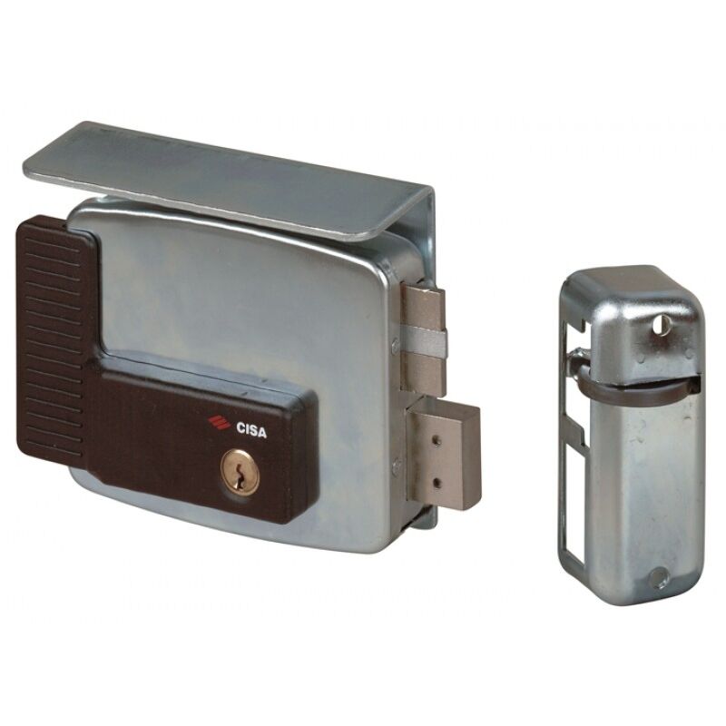 foto del prodotto serratura cisa 11761n 60 dx elettrica da applicare c tetto per ferro