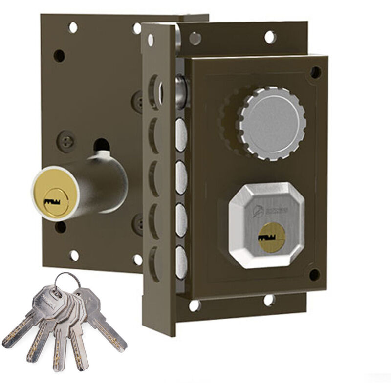 foto del prodotto serratura da applicare destra dorcas con maniglia c911 dr c-c911d