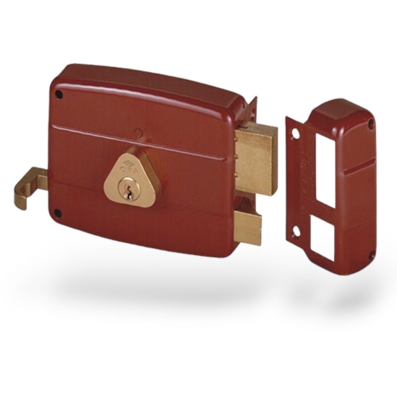 foto del prodotto serratura da applicare per portoni e infissi in legno cisa 50121 entrata 70 mm