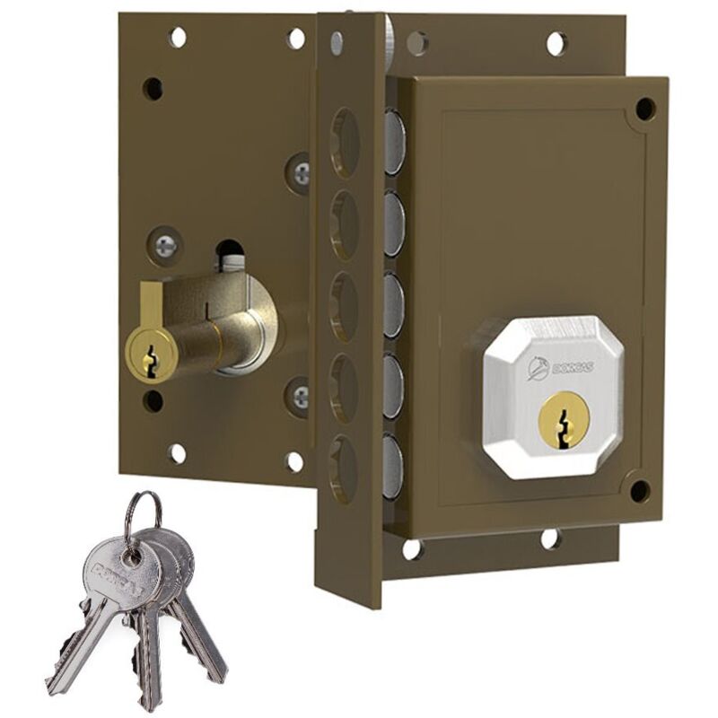 foto del prodotto serratura da applicare sinistra dorcas senza maniglia c9222 iz c-c9222i