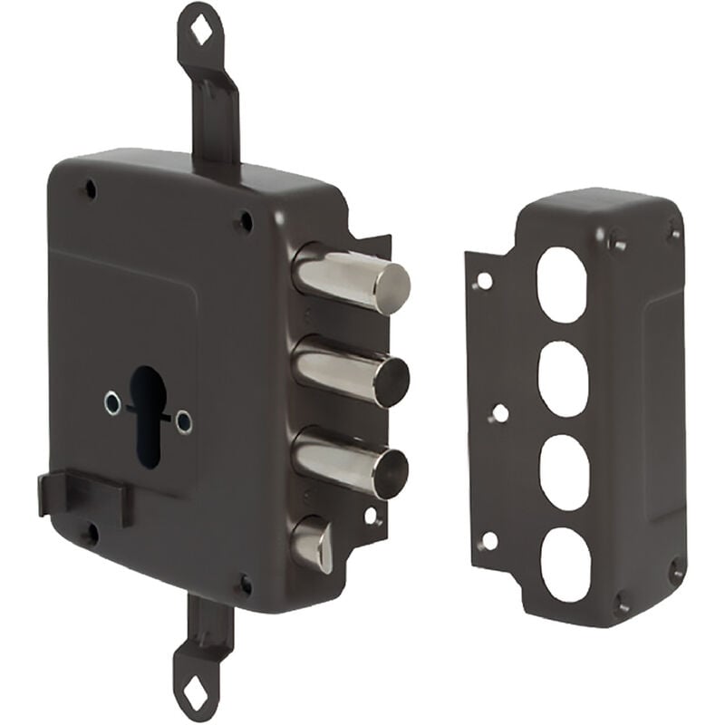 foto del prodotto serratura da applicare triplice per legno art. 561 e 60 sx