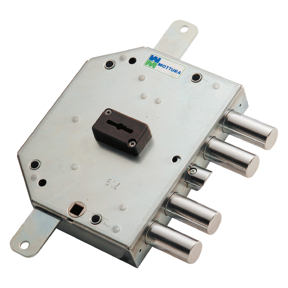foto del prodotto serratura da applicare triplice per porte blindate sx e 60 - mm 132 x 165