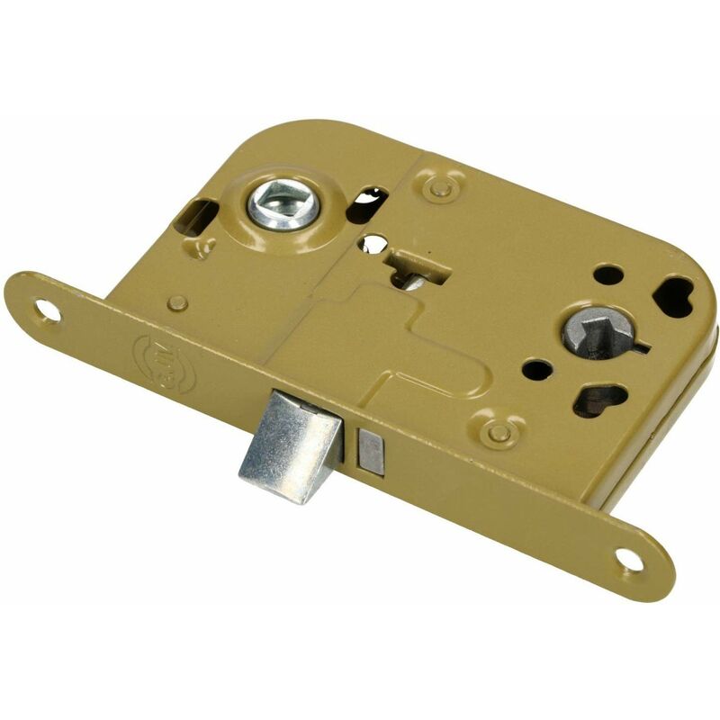 foto del prodotto serratura da infilare 72 45 mm din destro sinistro universale wc privato bagno wc bagno serratura della porta acciaio rivestito a polvere resistente