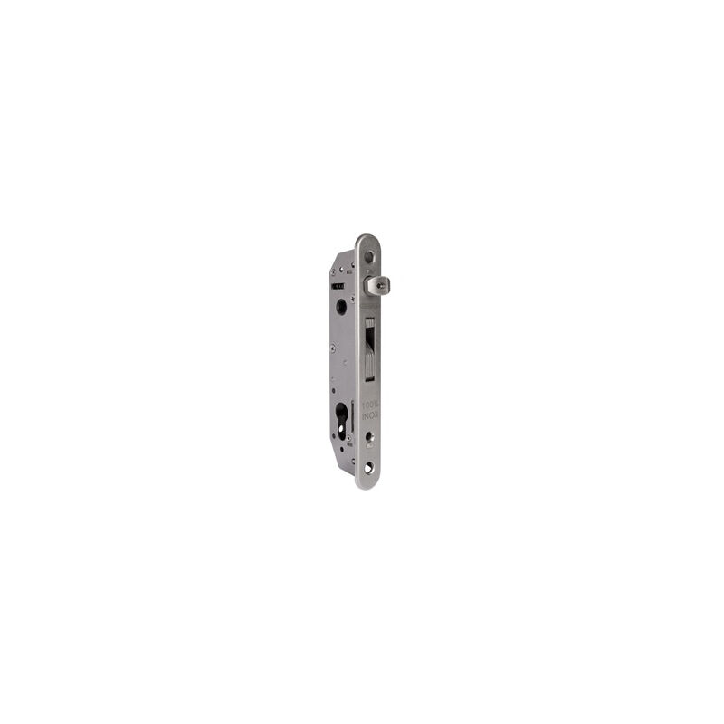 foto del prodotto serratura da infilare in acciaio inox con gancio locinox per profilo da 50 mm fiftylock