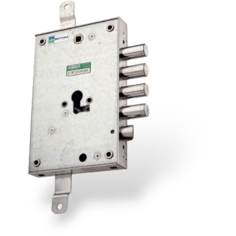 foto del prodotto serratura da infilare per porte blindate a 2 mandate con catenacci tondi mottura 85.571 - mano destra