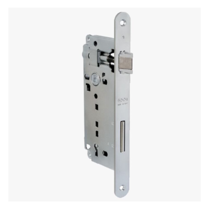 foto del prodotto serratura da infilare per porte interne a14 patent d90 f22 e50 acciaio bronzato agb