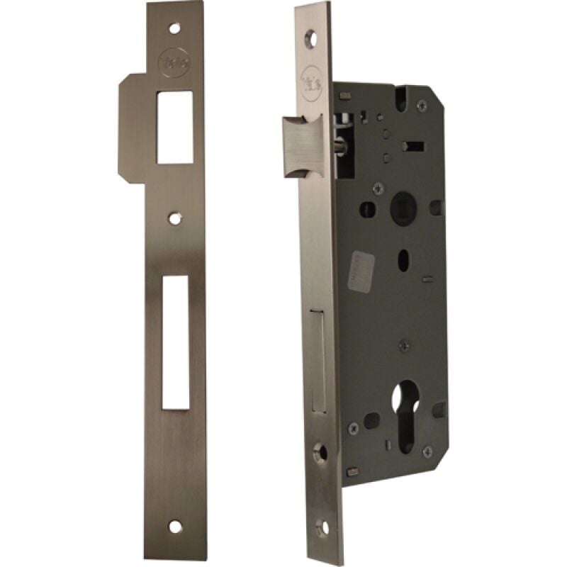foto del prodotto serratura da infilare yale mod. 52x 40 mm frontale in nichelato satinato