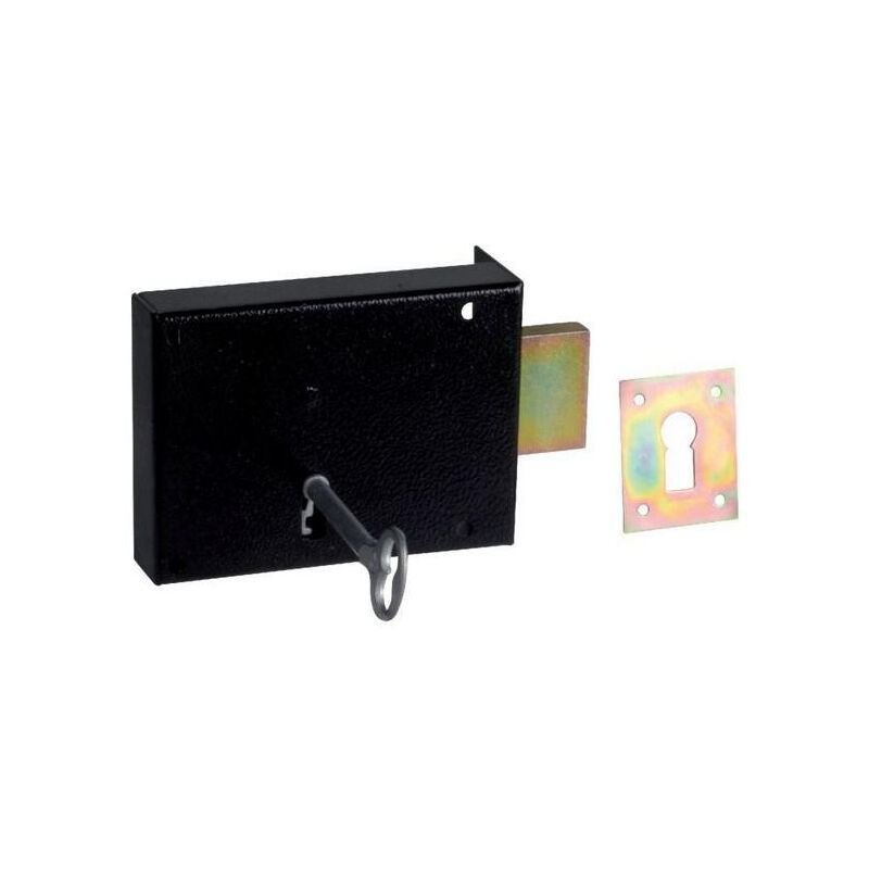 foto del prodotto serratura da superficie 461 metalux catenaccio asse l.80mm 40mm destra fc04611030
