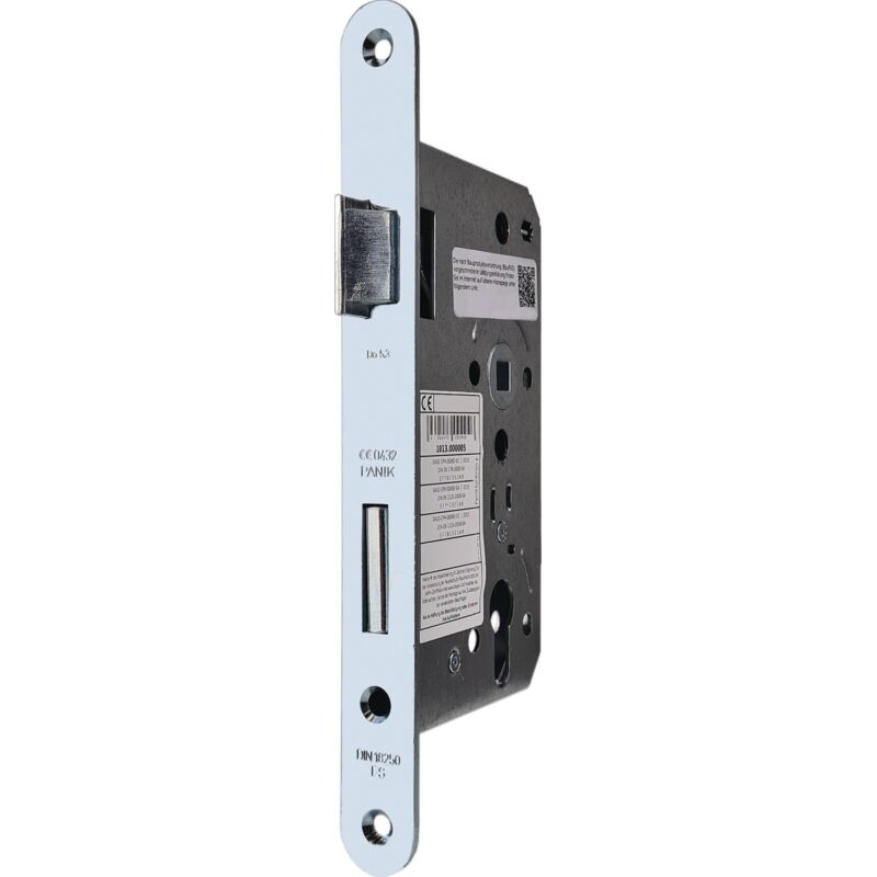 foto del prodotto serratura di sicurezza a incasso panik 1007ppfl fkt.e rotonda 24 65 72 9mm din sinistra.sta verniciata con cambio