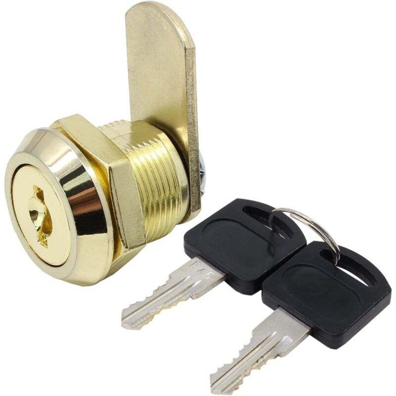 foto del prodotto serratura di sicurezza per cassetta postale, serratura a camma per armadietto, cassetto, in acciaio inox con stesse chiavi, 16 mm