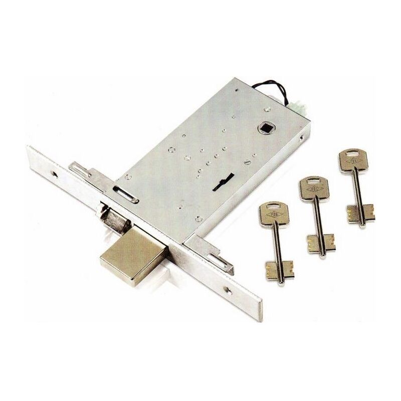 foto del prodotto serratura elettrica da infilare 6903 sa feb misure 70mm per porte e cancelli