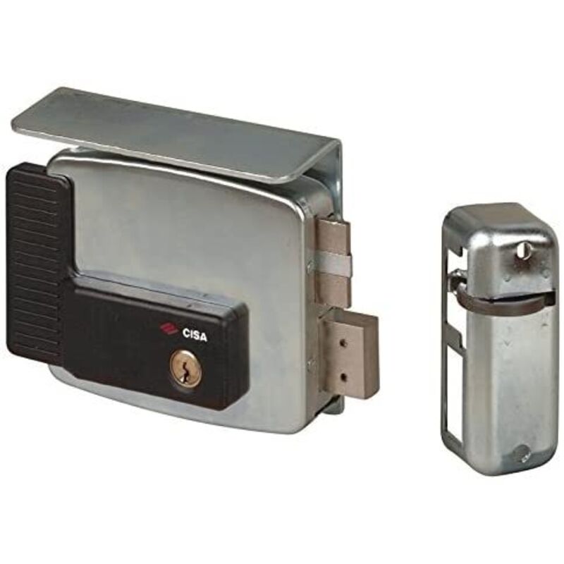 foto del prodotto serratura elettrica per porte a sinistra con richiesta di ferro articolo 11 e 80