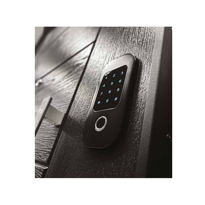 foto del prodotto serratura elettronica porta blindata motorizzata impronta digitale con codice