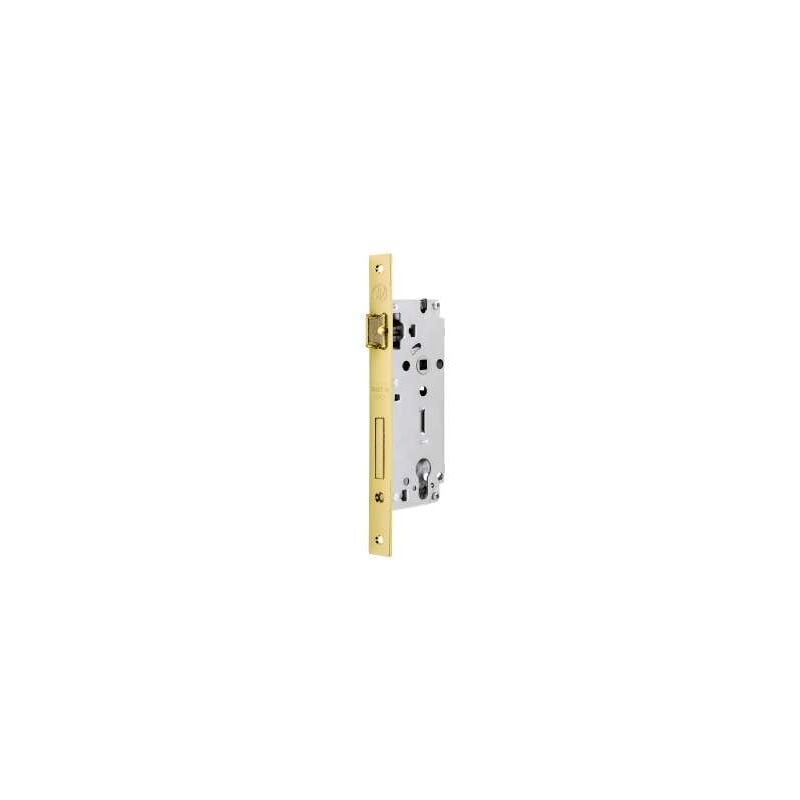 foto del prodotto serratura foro yale bordo quadro entrata mm.50 ottonata