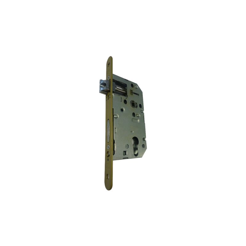foto del prodotto serratura i axis 50 vachette con estremit tonde verniciate nere interasse 70 quadrato 7 destra con incontro 22705000