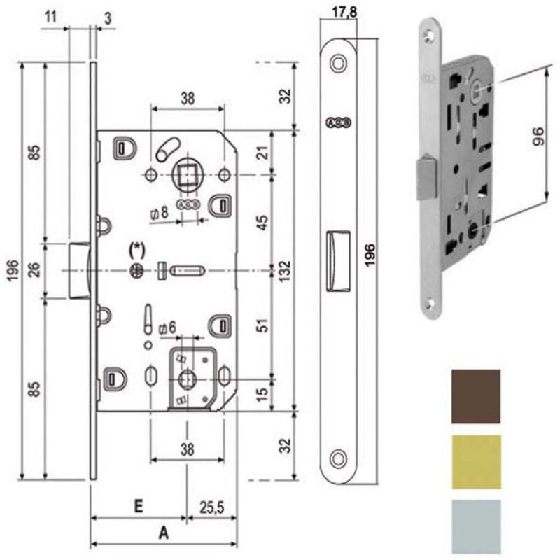 foto del prodotto serratura inf.legno mediana e60 bagno ot 1102 agb