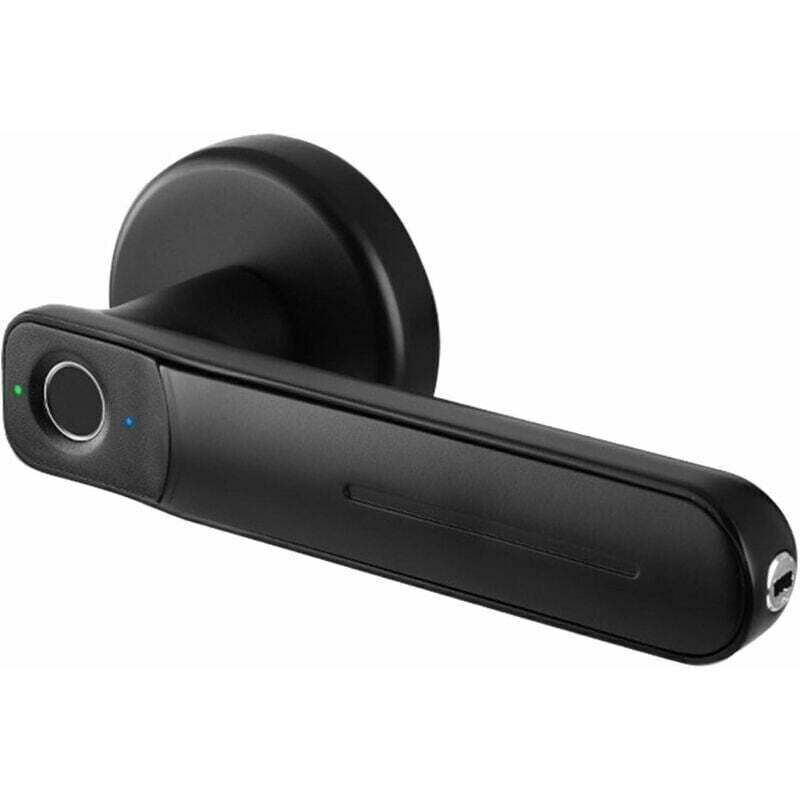 foto del prodotto serratura intelligente per impronte digitali, serratura di sicurezza elettronica biometrica per la casa. dpzo