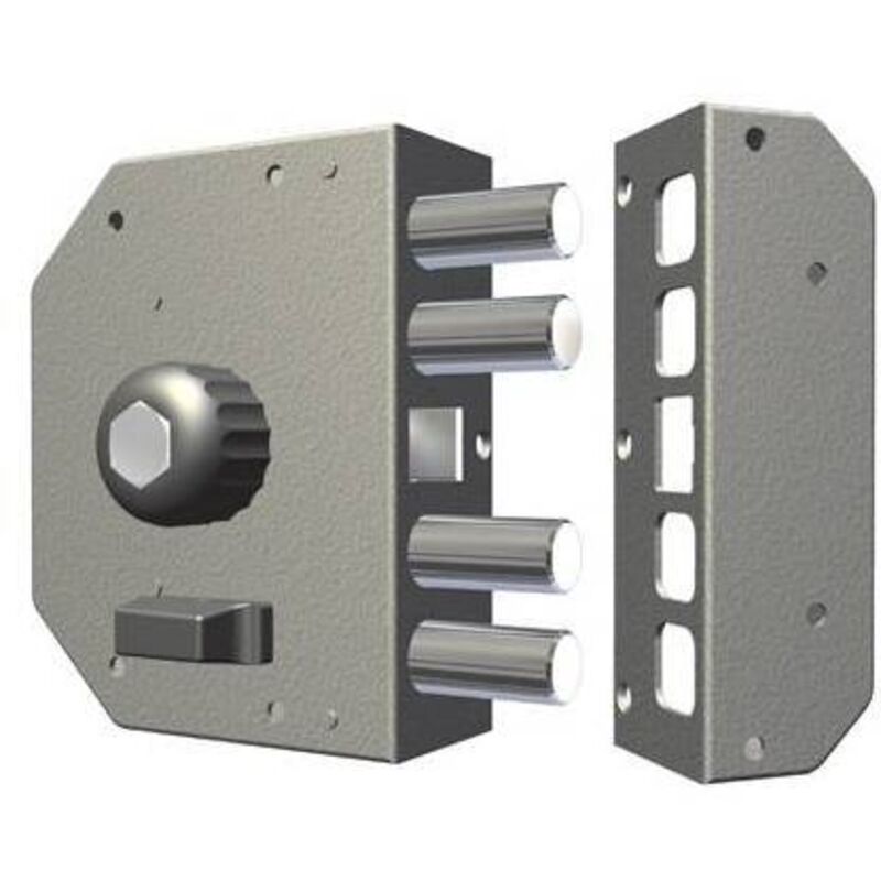 foto del prodotto serratura legno applicare 3050 cr c.pompa m4 scr pomolo e.mm 60 sx