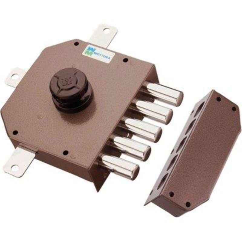 foto del prodotto serratura legno applicare 30641 mottura c.pompa m4 quint + pomolo e.mm 63 sx