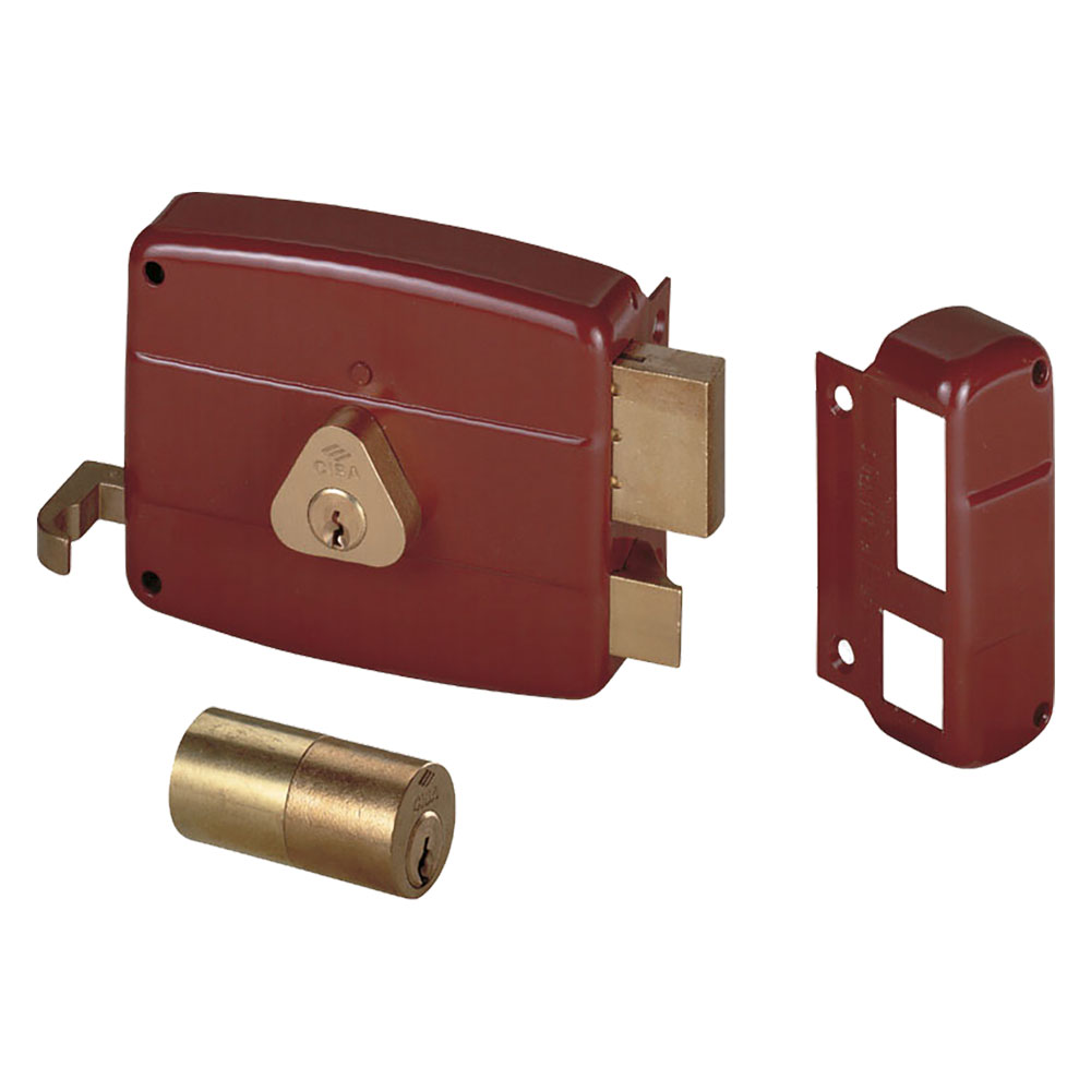 foto del prodotto serratura legno applicare 50121 cisa c.tondo fisso m2 tirante e.mm 50 dx