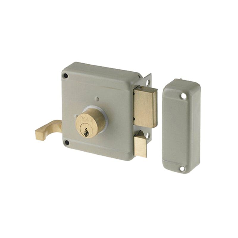 foto del prodotto serratura legno applicare 630 yale c.tondo fisso m2 tirante e.mm 40 sx