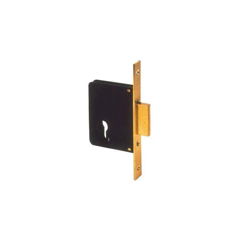 foto del prodotto serratura legno infilare 52310 cisa b.quadro ottonato f.mm 22 f.sagom m2 e.mm 40