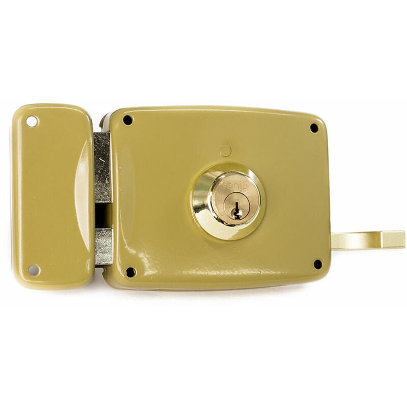 foto del prodotto serratura lince 5125a-95125ahe12i sovrapporre acciaio 120 mm sinistra