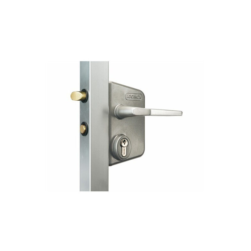 foto del prodotto serratura locinox con cilindro lckx40 per profilo quadrato 40 50 60 mm