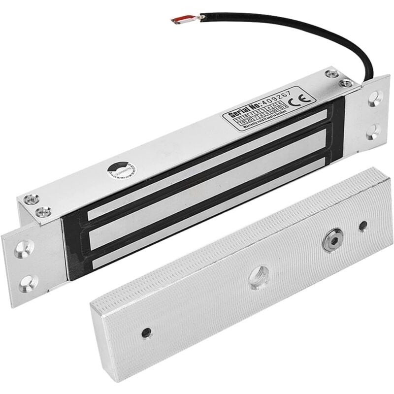 foto del prodotto serratura magnetica per porta da 180 kg, sistema di controllo accessi elettromagnetico, serratura di sicurezza con ventosa elettromagnetica integrata
