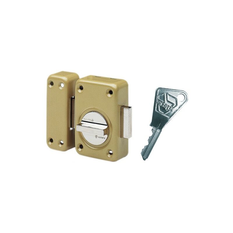 foto del prodotto serratura meccanica 7640 vachette pomello v136 vernice cilindro l.50 16105000