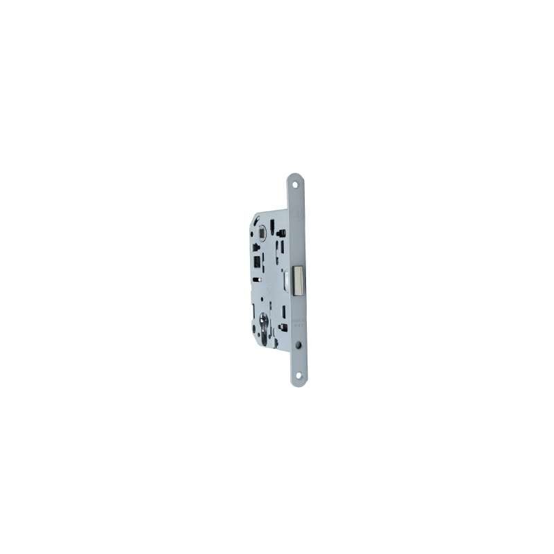 foto del prodotto serratura media foro yale bordo tondo mm.18 entrata mm.50 cromo satinata