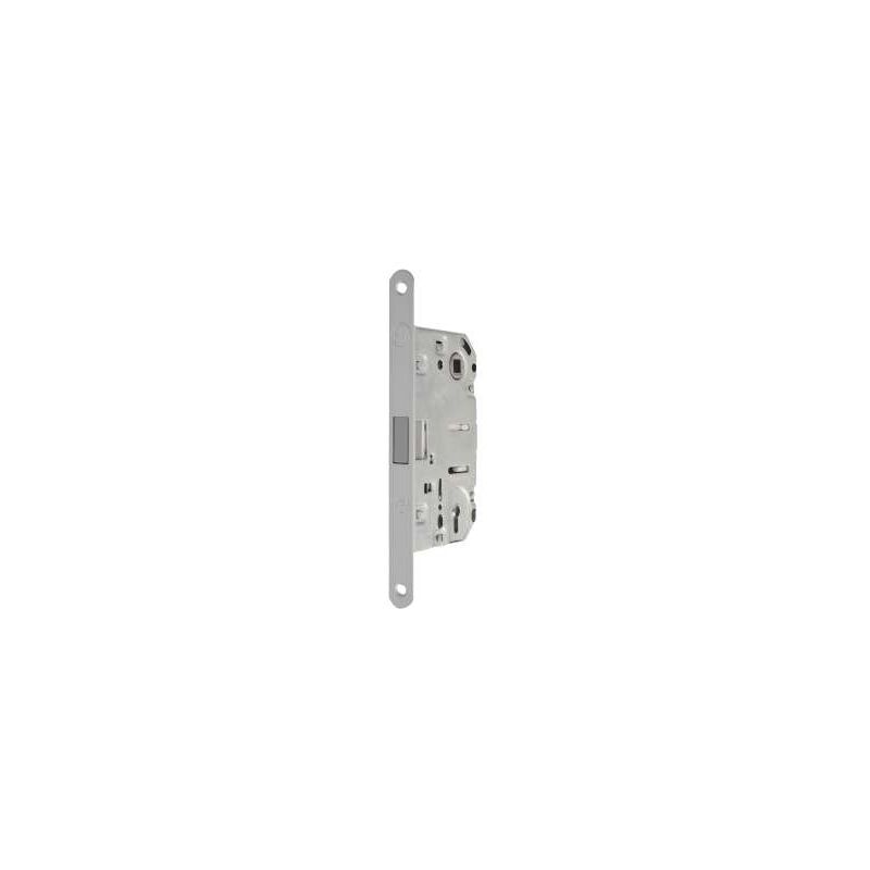 foto del prodotto serratura media frontale mm.18 con incontro magnetico distanza mm.50 cromo satinato