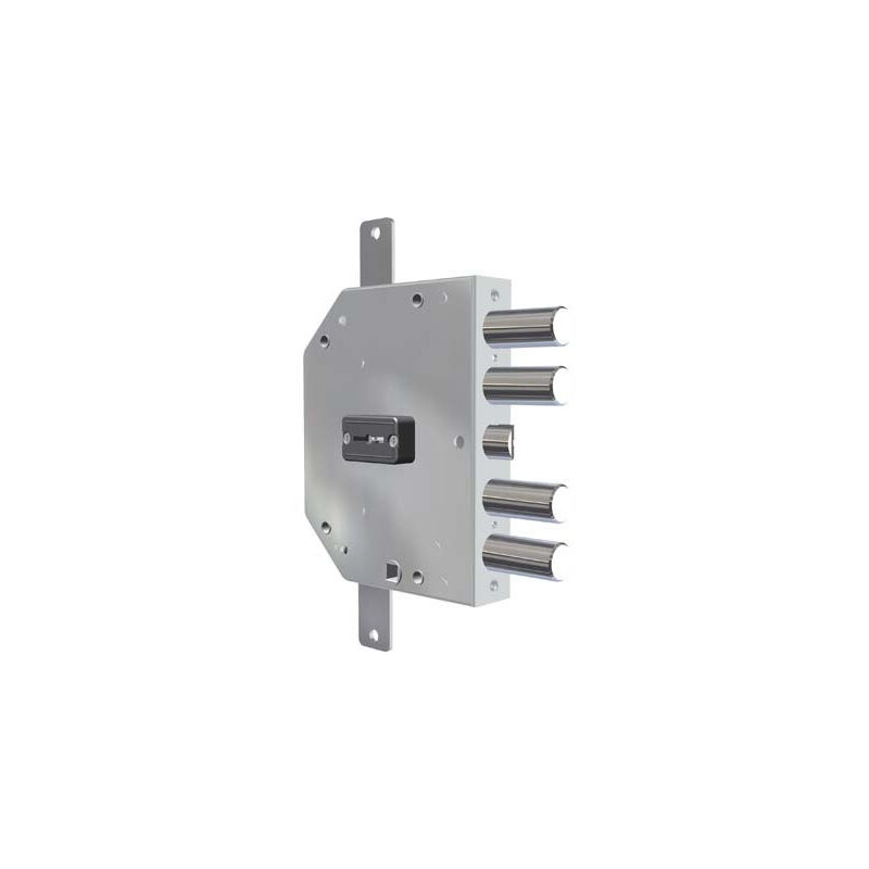 foto del prodotto serratura metallo applicare 2155 mrx cr dm m4 tripl scr ip.mm 28 e.mm 60 dx