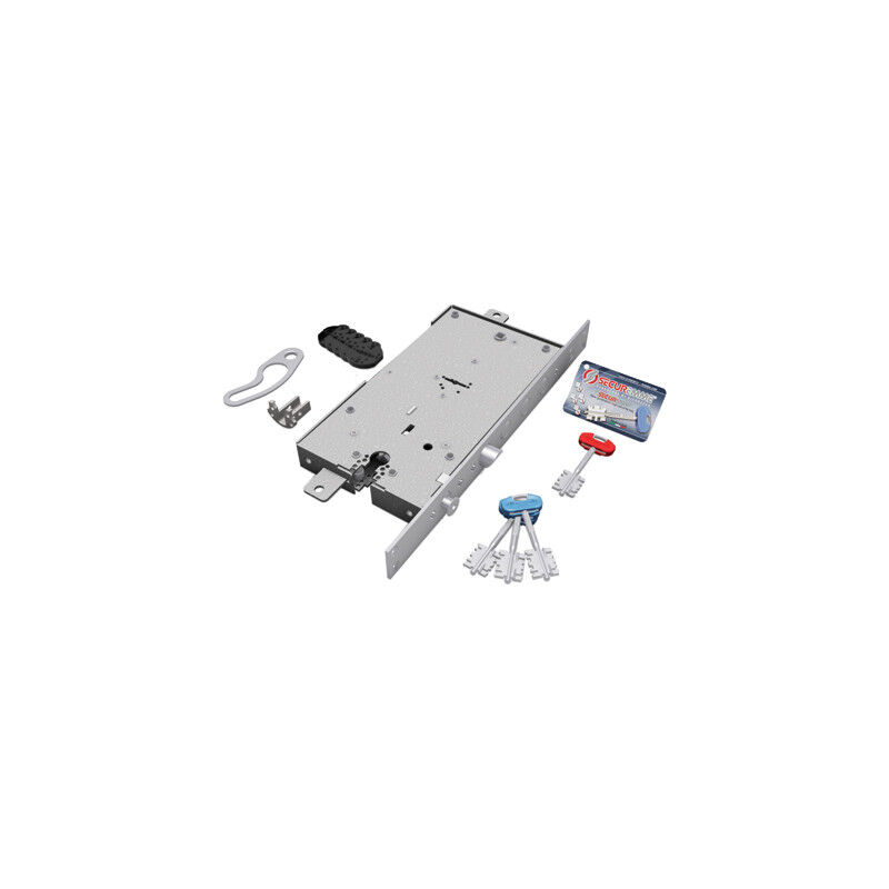 foto del prodotto serratura metallo applicare 2441 securemme dm f.sagom m4 tripl scr ip.mm 37 e.mm 63 dx sx