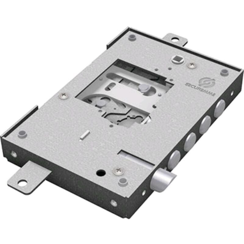 foto del prodotto serratura metallo applicare nuda 2500 securemme s cuore m4 tripl scr ip.mm 28 e.mm 63 sx 1 pz