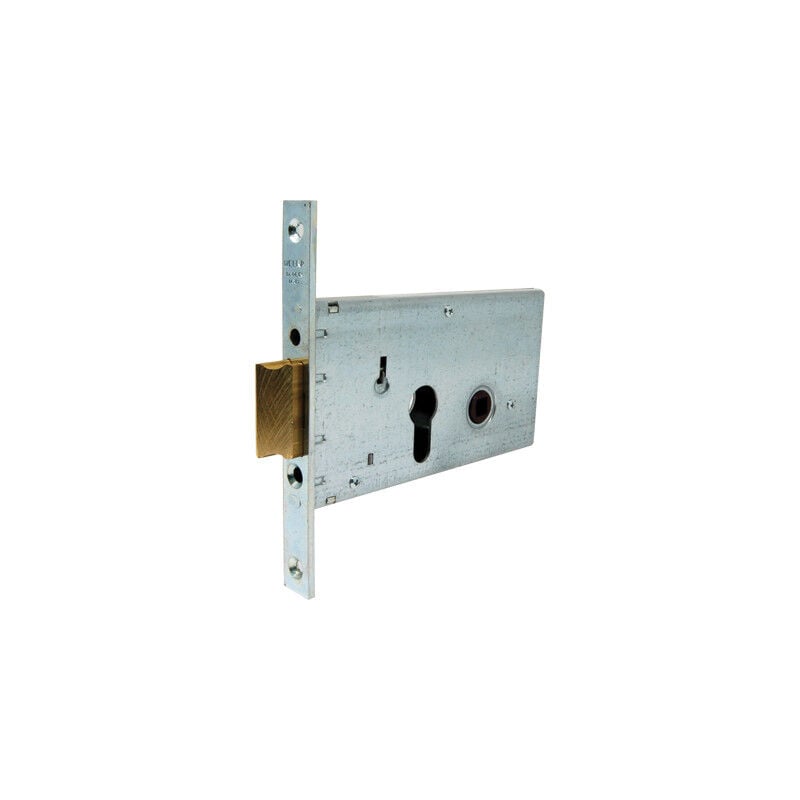 foto del prodotto serratura metallo infilare 121 welka b.q zinc f.mm 16 f.sagom m1 scr h.mm 78 e.mm 50