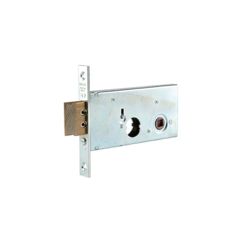 foto del prodotto serratura metallo infilare 123 welka b.q zinc f.mm 22 f.tondo m1 scr h.mm 62 e.mm 60