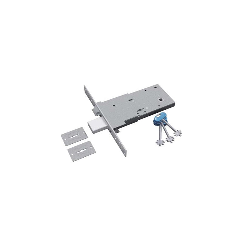 immagine 0 del prodotto serratura metallo infilare 2010 securemme b.q zinc f.mm 25 dm m4 scr h.mm 83 e.mm 90