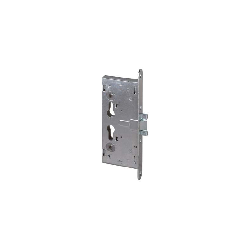 foto del prodotto serratura metallo infilare 43020 cisa b.q zinc f.mm 24 f.sagom m1 scr q9 e.mm 65