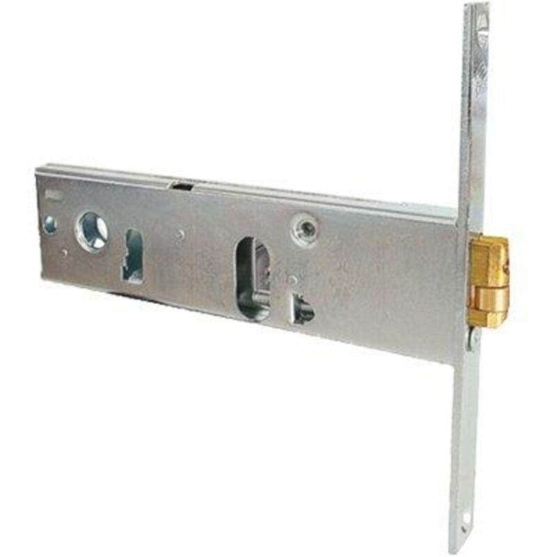 foto del prodotto serratura metallo infilare 44160 cisa b.q zinc f.mm 16 f.ovale rullo h.mm 44 e.mm 80 m2 1 pezzo