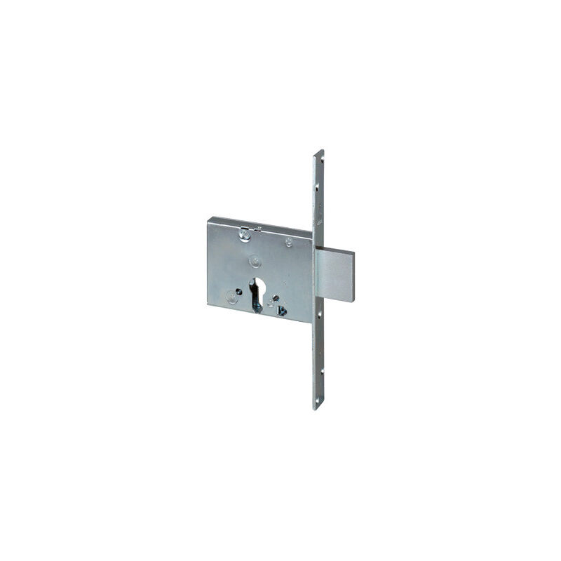 foto del prodotto serratura metallo infilare 56013 cisa b.q zinc f.mm 25 f sag. m4 h.mm 82 e.mm 70