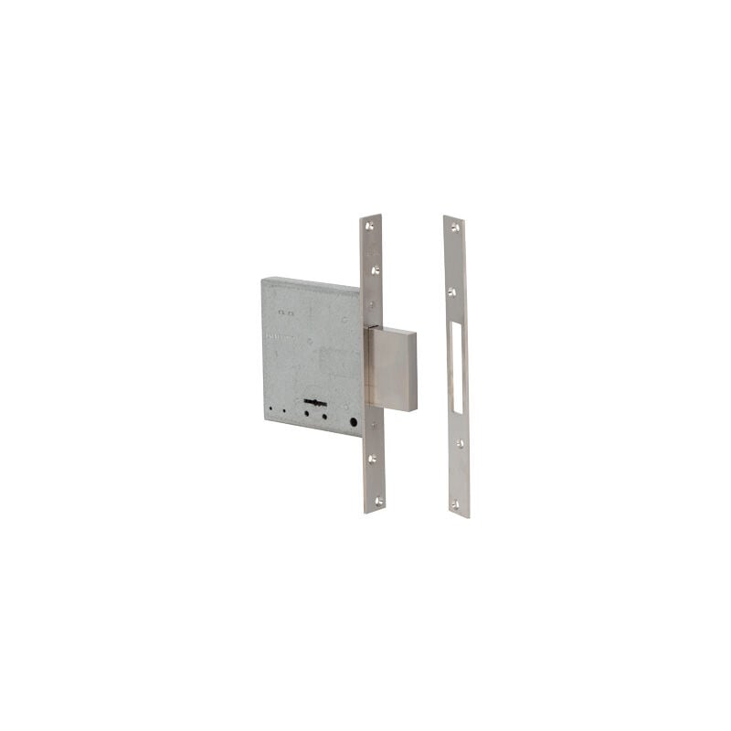 foto del prodotto serratura metallo infilare 57010 cisa b.q zinc f.mm 25 dm m4 h.mm 114 e.mm 70