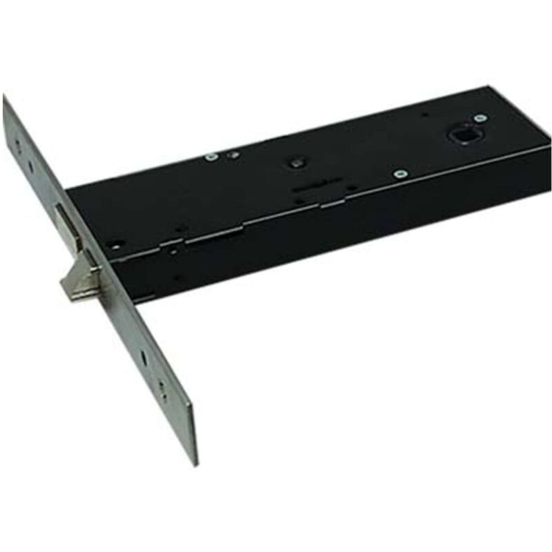 foto del prodotto serratura metallo infilare 5950 omec b.q inox f.mm 25 dm m4 scr h.mm 57 e.mm 90 1 pezzo